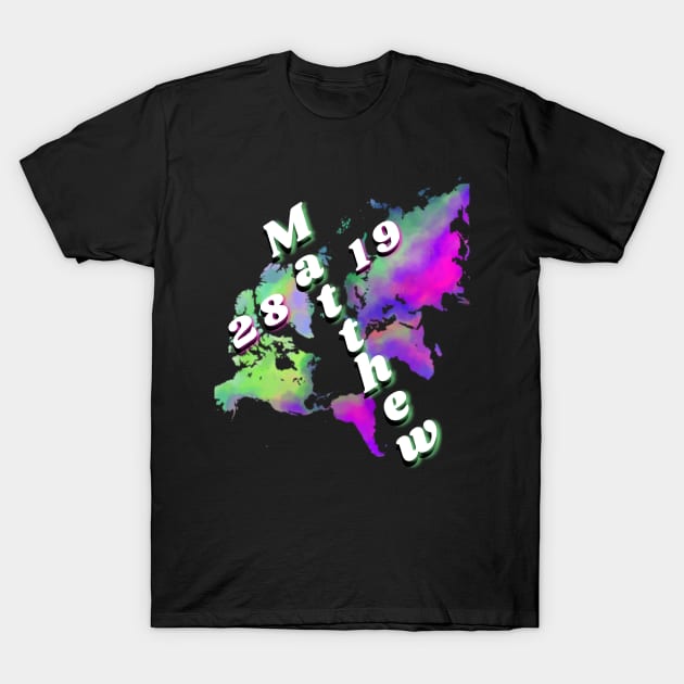 The Great Commission Style 2 T-Shirt by Tangled Jungle Designs